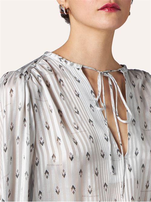 CAMICIA SETA CON DIAMONDS BALLANTYNE | BLH194SSI8375122