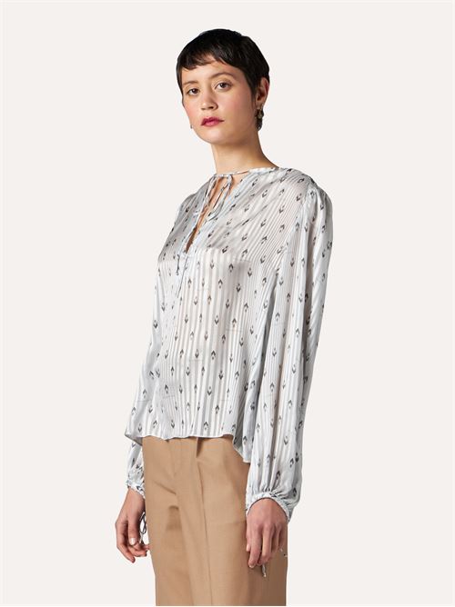 CAMICIA SETA CON DIAMONDS BALLANTYNE | BLH194SSI8375122