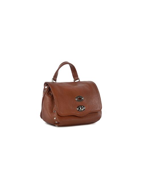 BORSA POSTINA® BABY IN PELLE MARTELLATA BROWN CANALETTO ZANELLATO | 068010-0040000BABYZ0240