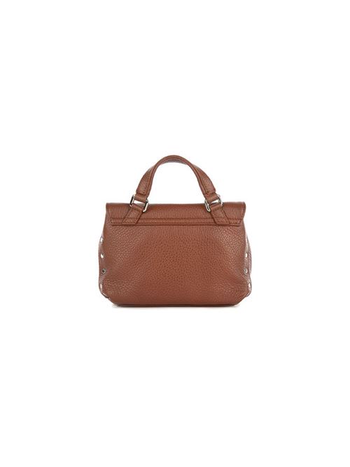 BORSA POSTINA® BABY IN PELLE MARTELLATA BROWN CANALETTO ZANELLATO | 068010-0040000BABYZ0240