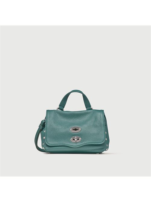 BORSA POSTINA® BABY IN PELLE MARTELLATA GREEN ACCA ZANELLATO | 068010-0040000BABYZ0470