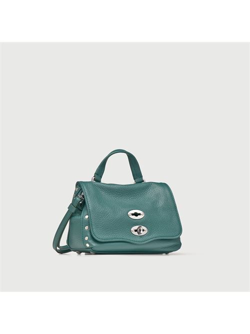 BORSA POSTINA® BABY IN PELLE MARTELLATA GREEN ACCA ZANELLATO | 068010-0040000BABYZ0470