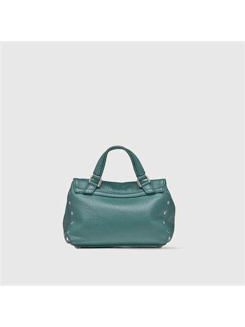 BORSA POSTINA® BABY IN PELLE MARTELLATA GREEN ACCA ZANELLATO | 068010-0040000BABYZ0470