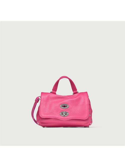 BORSA POSTINA® BABY IN PELLE MARTELLATA PINK ORCHIDEA ZANELLATO | 068010-0040000BABYZ0870