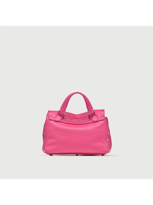 BORSA POSTINA® BABY IN PELLE MARTELLATA PINK ORCHIDEA ZANELLATO | 068010-0040000BABYZ0870