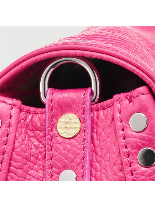 BORSA POSTINA® BABY IN PELLE MARTELLATA PINK ORCHIDEA ZANELLATO | 068010-0040000BABYZ0870