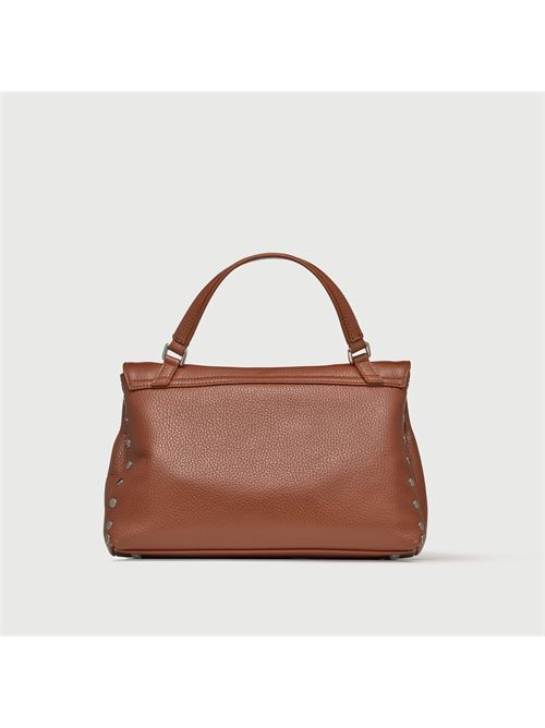 BORSA POSTINA® SMALL IN PELLE MARTELLATA BROWN CANALETTO  ZANELLATO | 068010-0040000SZ0240