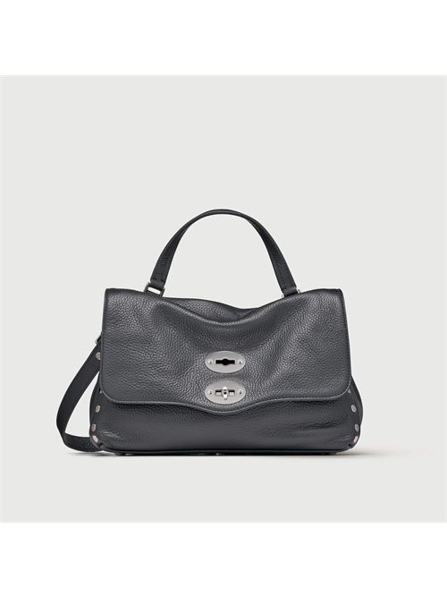 BORSA POSTINA® SMALL IN PELLE MARTELLATA DARK NAVY ZANELLATO | 068010-0040000SZ0520