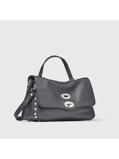 BORSA POSTINA® SMALL IN PELLE MARTELLATA DARK NAVY ZANELLATO | 068010-0040000SZ0520