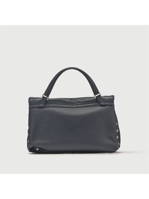 BORSA POSTINA® SMALL IN PELLE MARTELLATA DARK NAVY ZANELLATO | 068010-0040000SZ0520