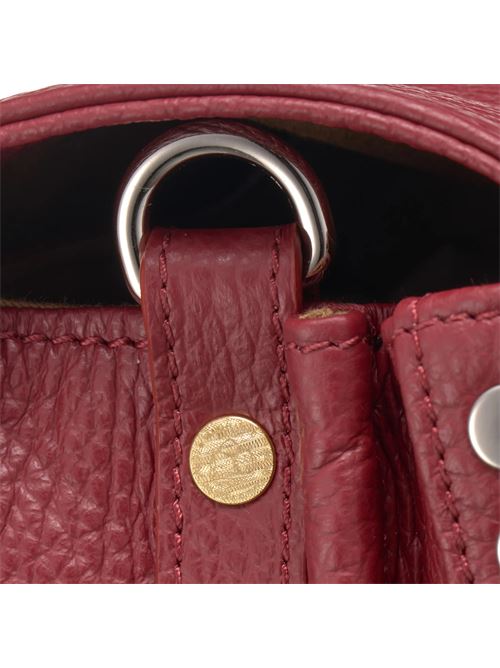 BORSA POSTINA® SMALL IN PELLE MARTELLATA RED OPERA ZANELLATO | 068010-0040000SZ0940