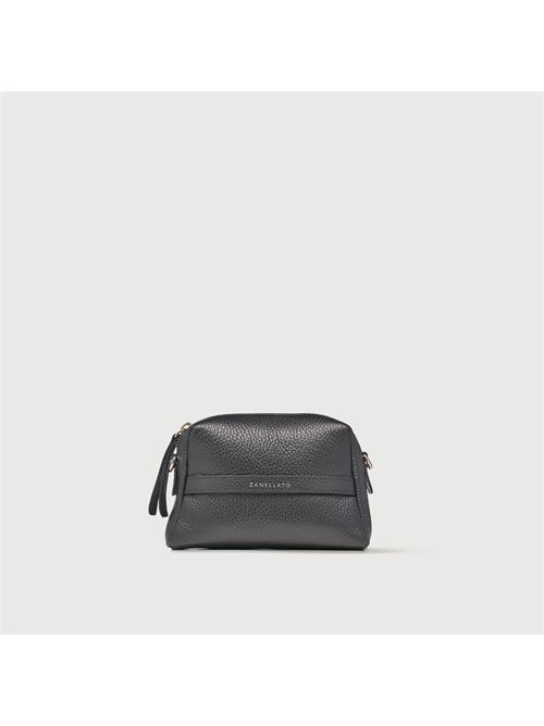 BORSA MATRIOSKA UNICA IN PELLE MARTELLATA BLACK MULTI ZANELLATO | 068760-0040000UNICAZ9999