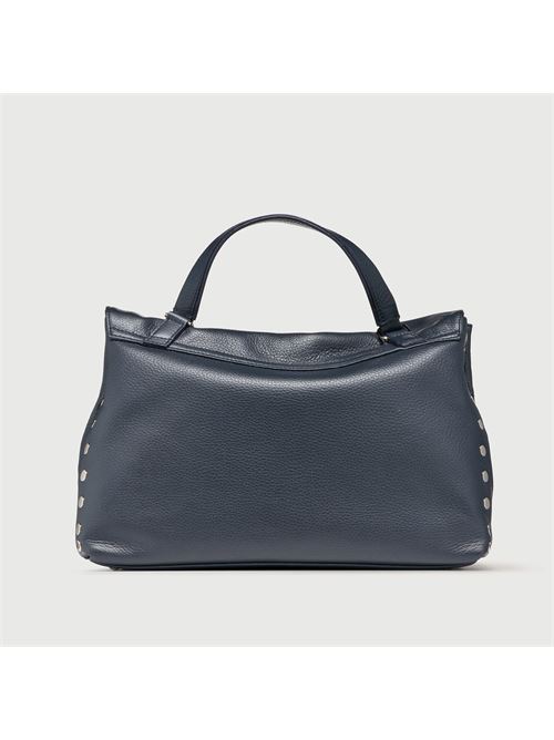 BORSA POSTINA® MEDIUM IN PELLE MARTELLATA DARK NAVY ZANELLATO | 068010-0040000MZ0520