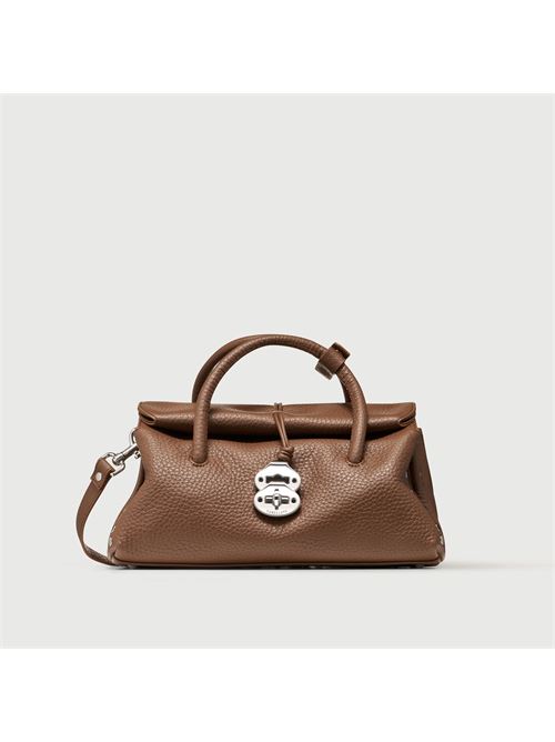 BORSA DOTTA® SMALL IN PELLE MARTELLATA BROWN SAN ZENO ZANELLATO | 068750-1120000SZ0282