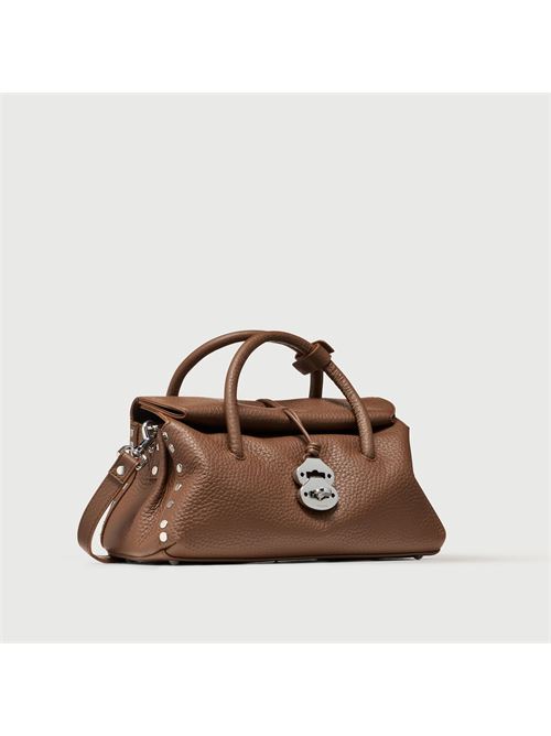 BORSA DOTTA® SMALL IN PELLE MARTELLATA BROWN SAN ZENO ZANELLATO | 068750-1120000SZ0282