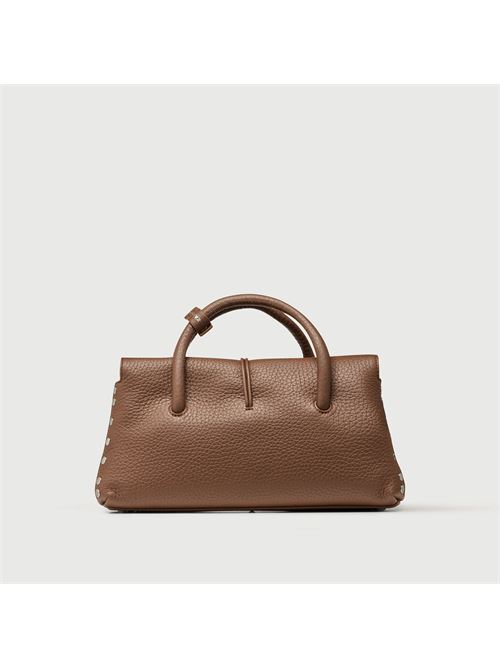 BORSA DOTTA® SMALL IN PELLE MARTELLATA BROWN SAN ZENO ZANELLATO | 068750-1120000SZ0282