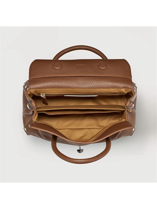 BORSA DOTTA® SMALL IN PELLE MARTELLATA BROWN SAN ZENO ZANELLATO | 068750-1120000SZ0282